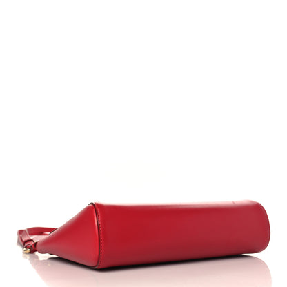 Salvatore Ferragamo Calfskin Abbey Crossbody Shoulder Bag Red 3 of 9