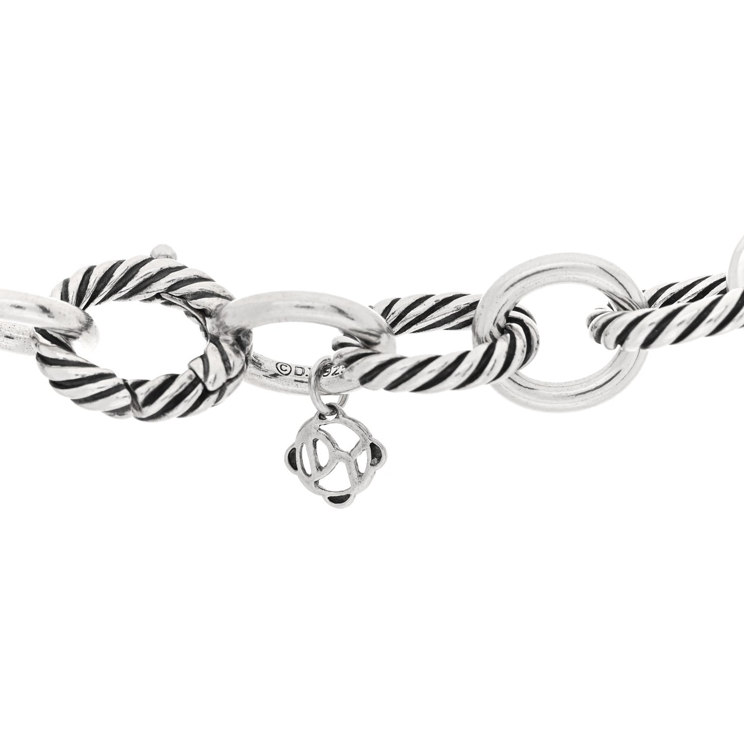 Sterling Silver 12mm Oval Link Necklace