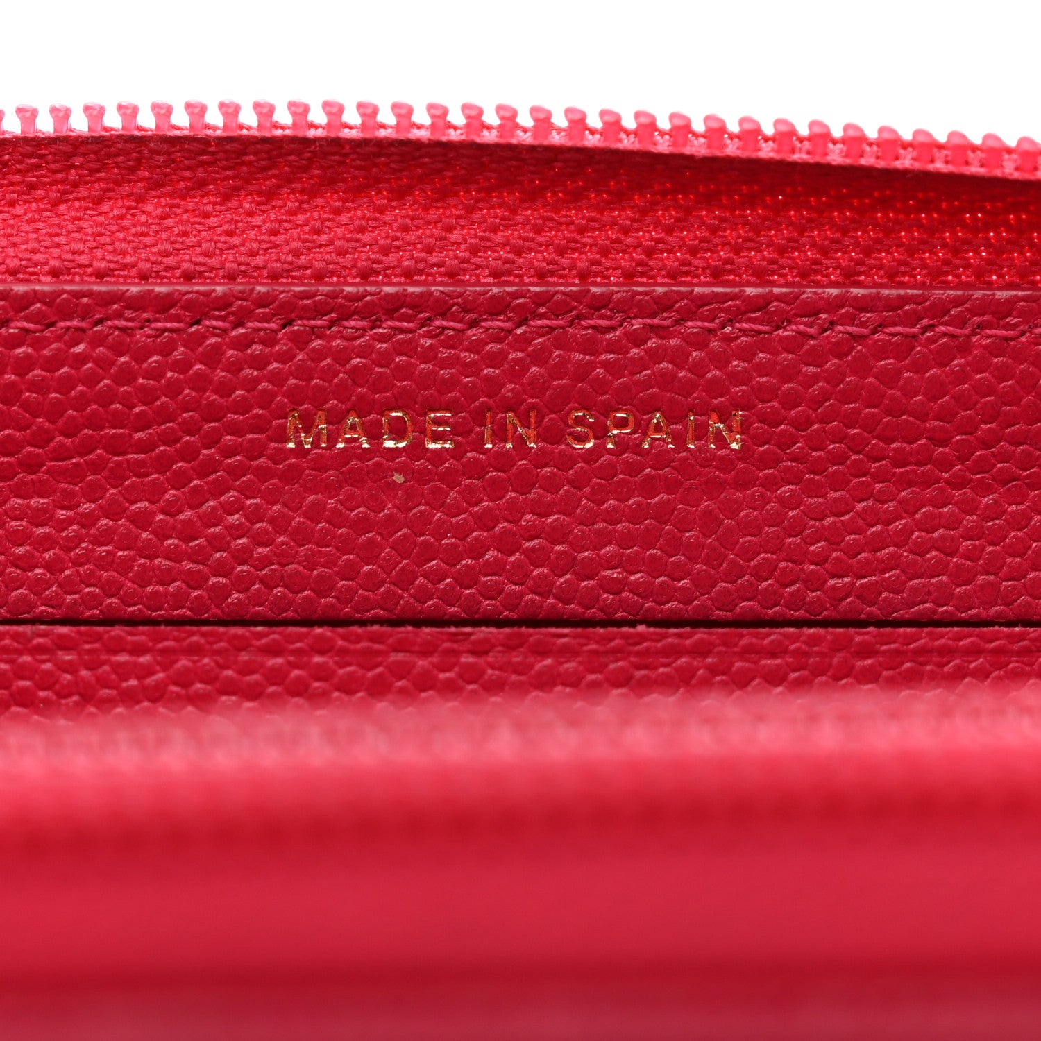 Chanel Caviar Quilted Small Boy Zip Around Wallet Fuchsia 7 of 10