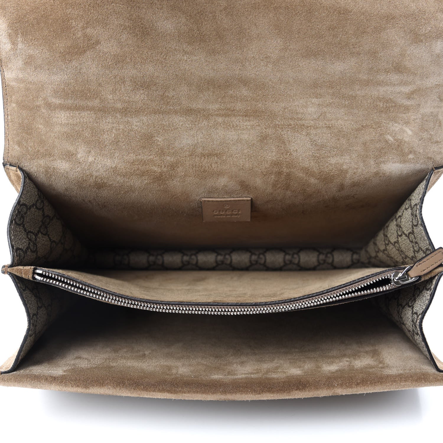 Gucci GG Supreme Monogram Medium Dionysus Shoulder Bag Taupe 5 of 10