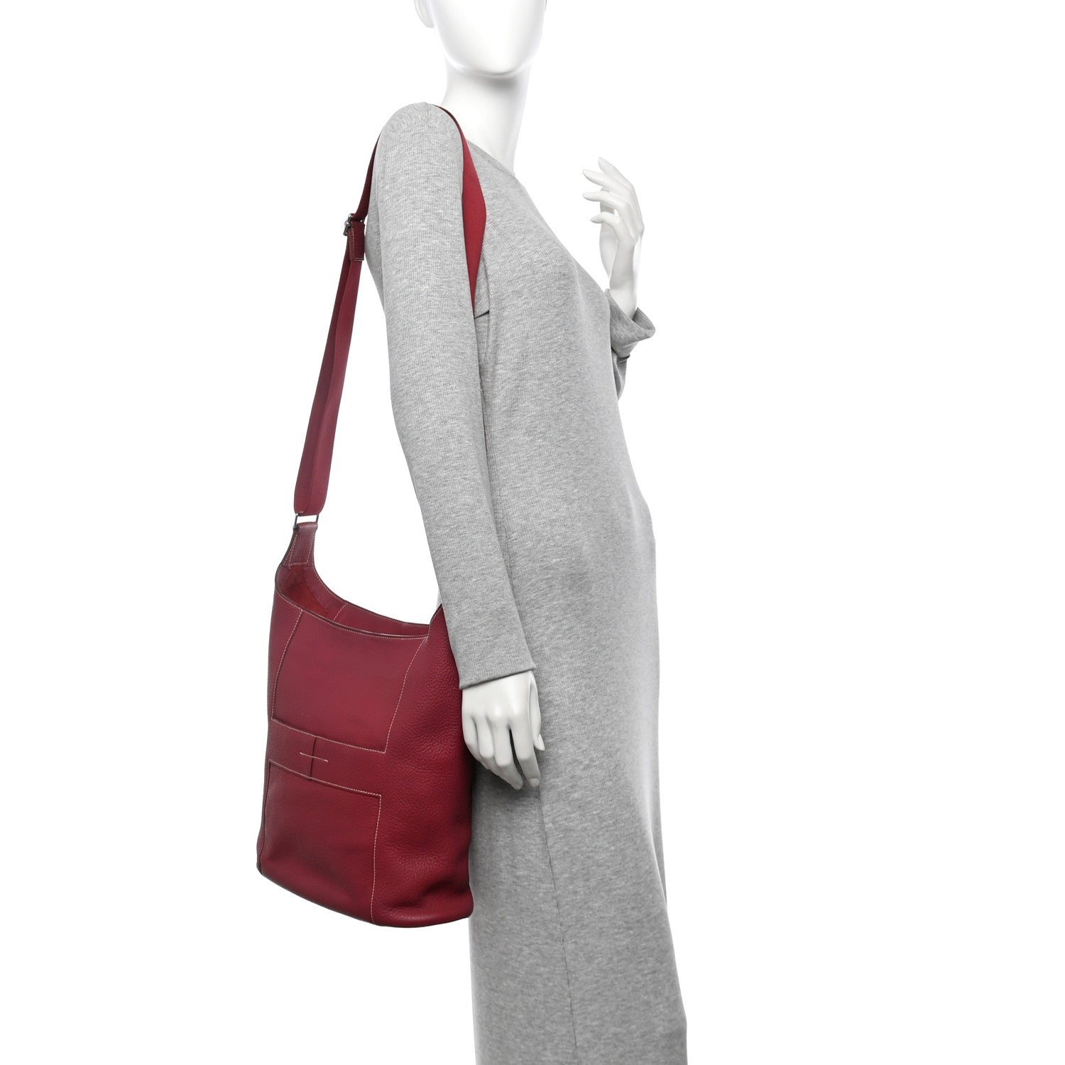 Hermes Taurillon Clemence Sac Good News GM Rubis 1747964