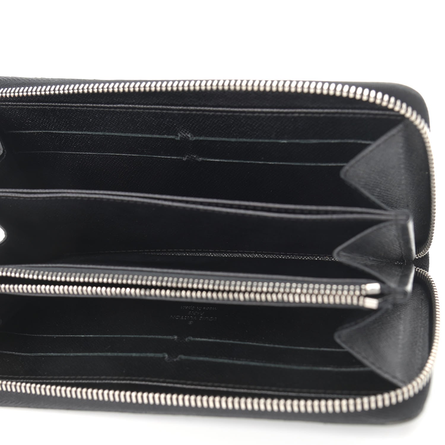 Louis Vuitton Epi Electric Zippy Organizer Wallet Black 4 of 11