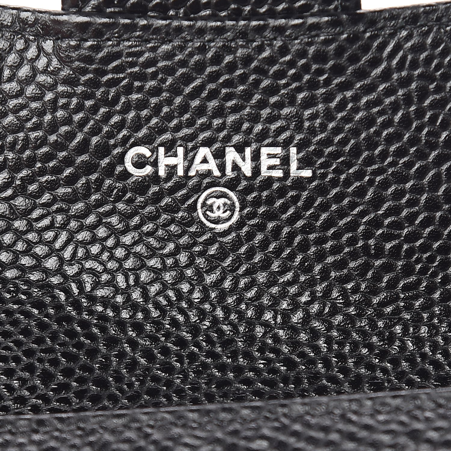 Chanel Caviar Quilted Flap Card Holder Wallet Black 6 of 9