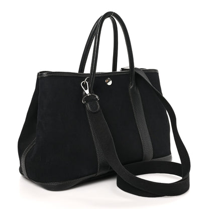 Hermes Toile Buffle Garden Party 30 TPM Black 3 of 11