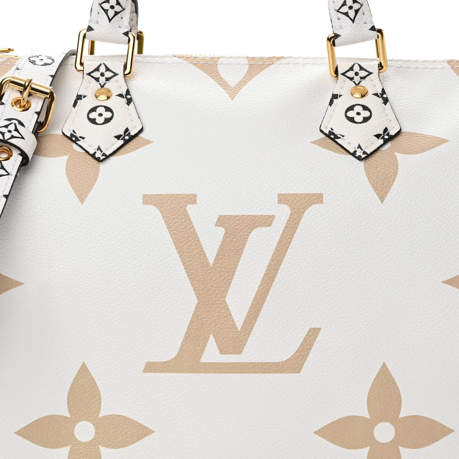 Louis Vuitton Monogram Giant Speedy Bandouliere 30 Kaki Beige 7 of 11