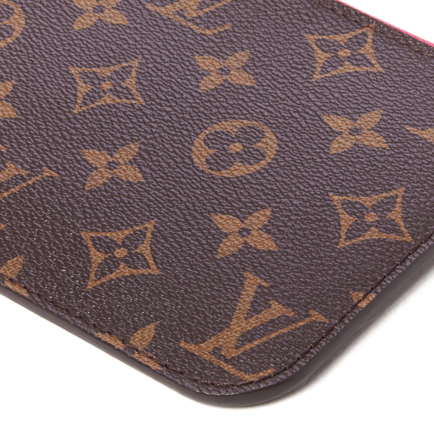 Louis Vuitton Monogram Neverfull PM Pochette Fuchsia 4 of 7