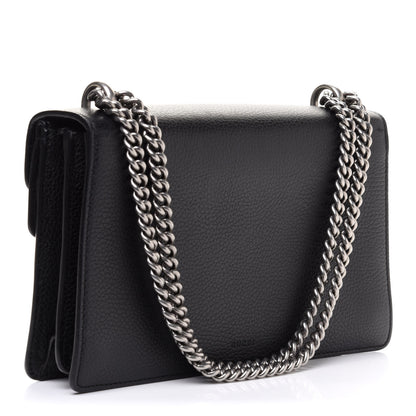 Gucci Pebbled Calfskin Small Dionysus Shoulder Bag Black 3 of 13