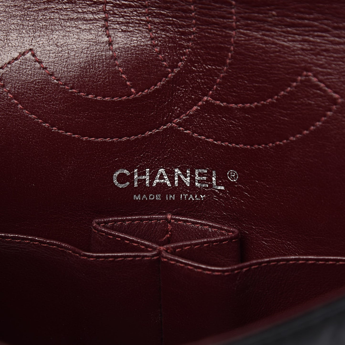 Aged Calfskin Quilted 2.55 Reissue 225 Flap Black