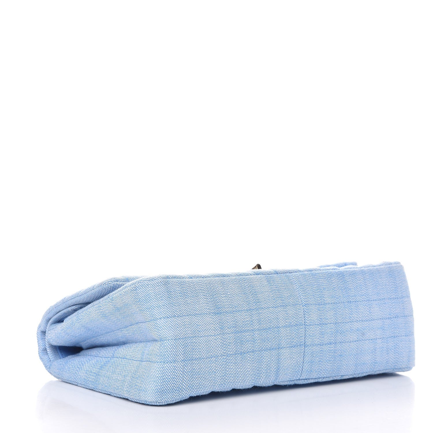 Chanel Denim Chevron Quilted 2.55 Reissue 226 Flap Light Blue 5 of 8