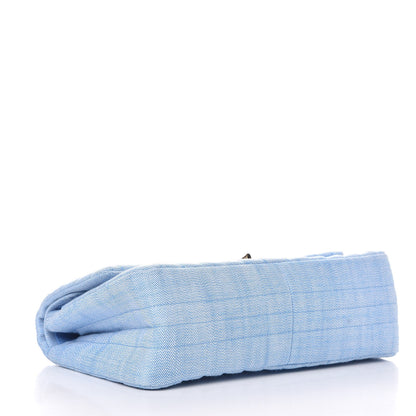 Chanel Denim Chevron Quilted 2.55 Reissue 226 Flap Light Blue 5 of 8