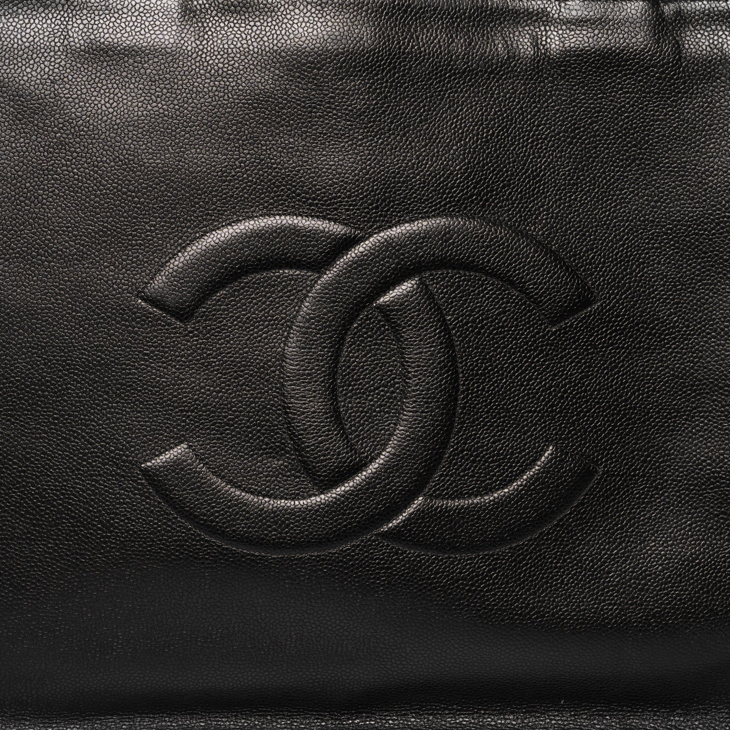 Chanel Caviar CC Tote Black 9 of 12