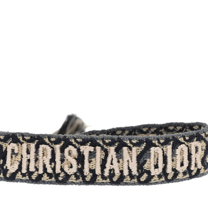 Christian Dior Woven Cotton J'Adior Friendship Bracelet Navy 7 of 7