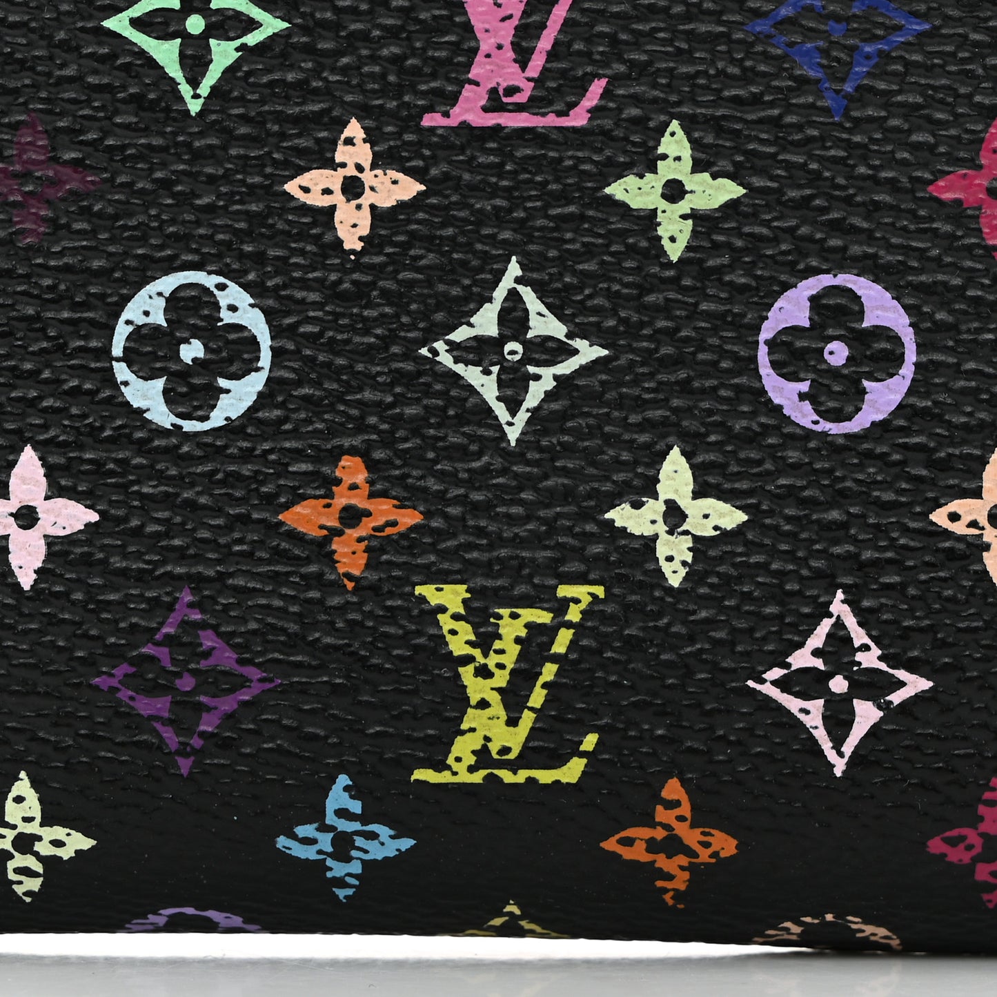 Monogram Multicolor Zippy Coin Purse Black Grenade