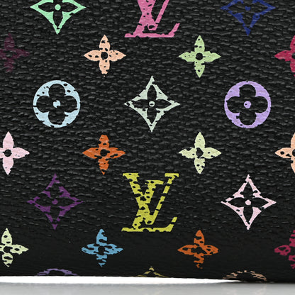 Louis Vuitton Monogram Multicolor Zippy Coin Purse Black Grenade 7 of 8