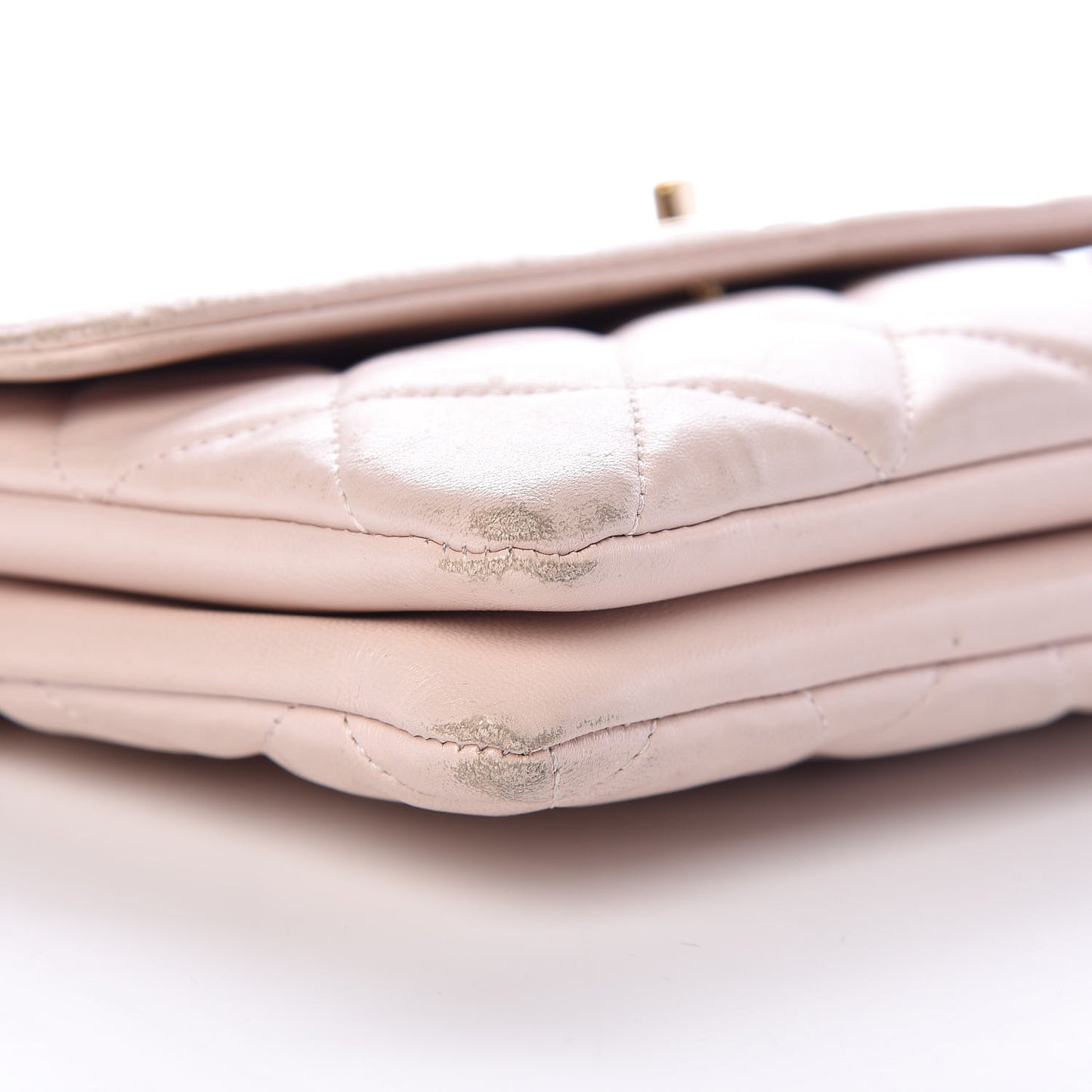 Lambskin Quilted Medium Trendy CC Flap Pink