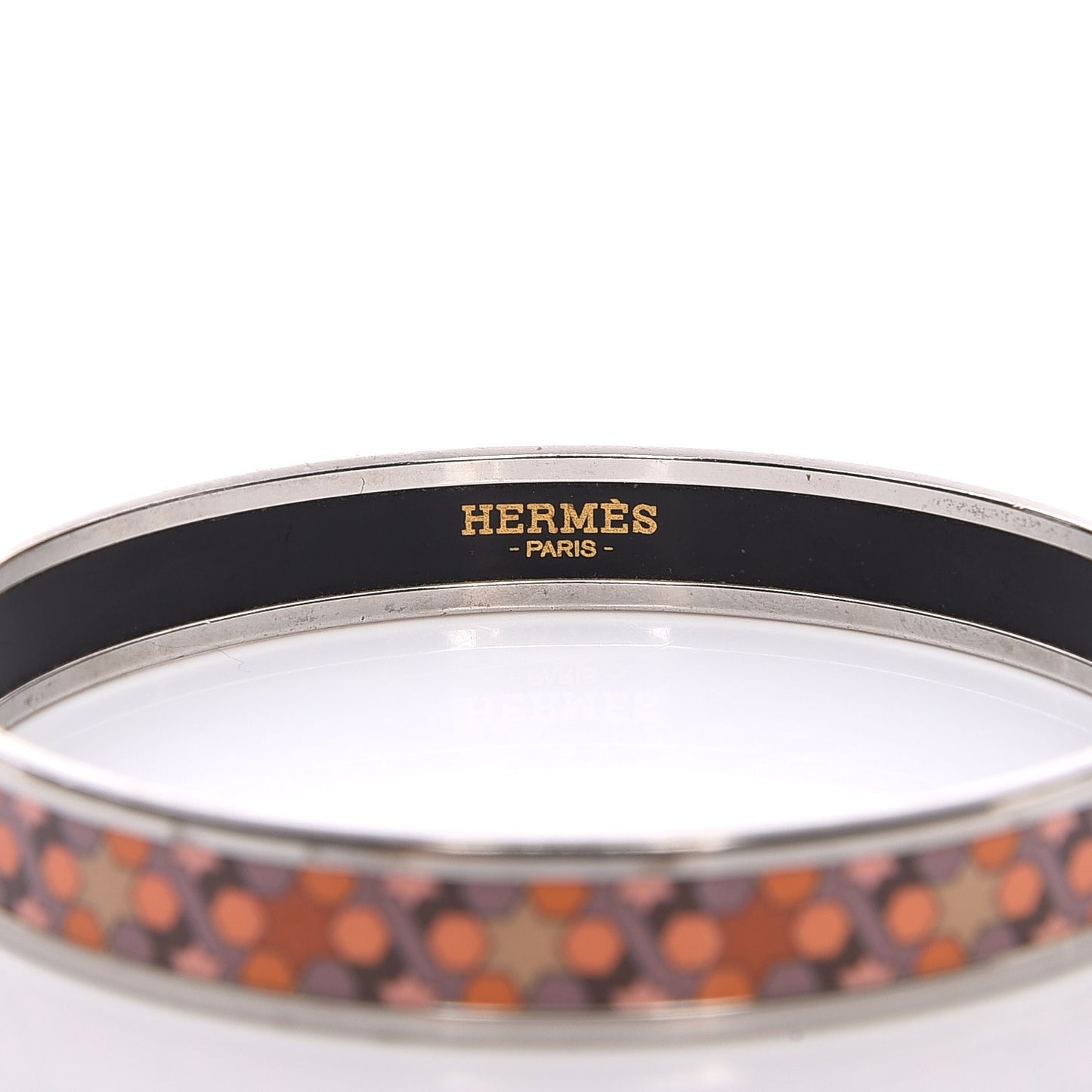 Enamel Printed Narrow Rose de Compas Bracelet 70