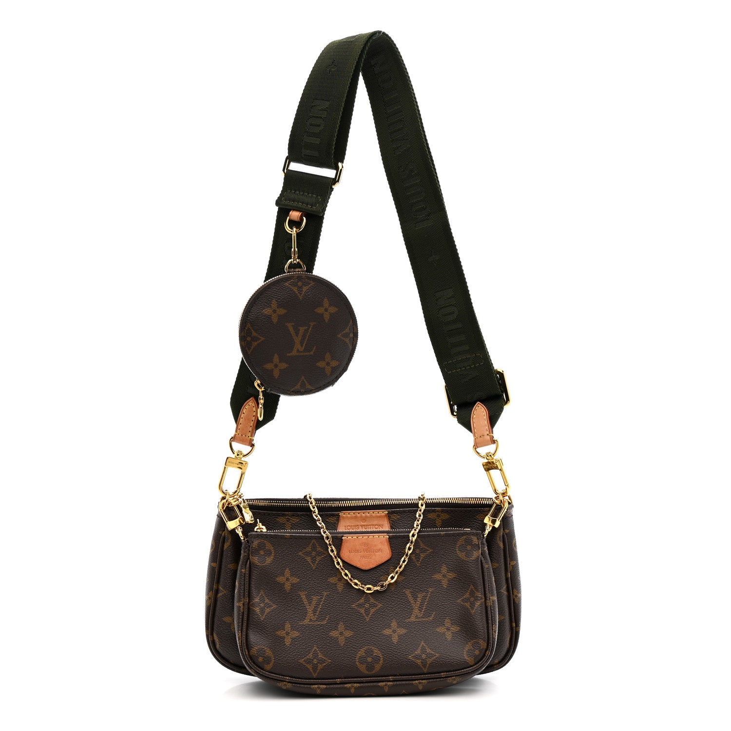 Louis Vuitton Monogram Multi Pochette Accessories Kaki 1 of 10