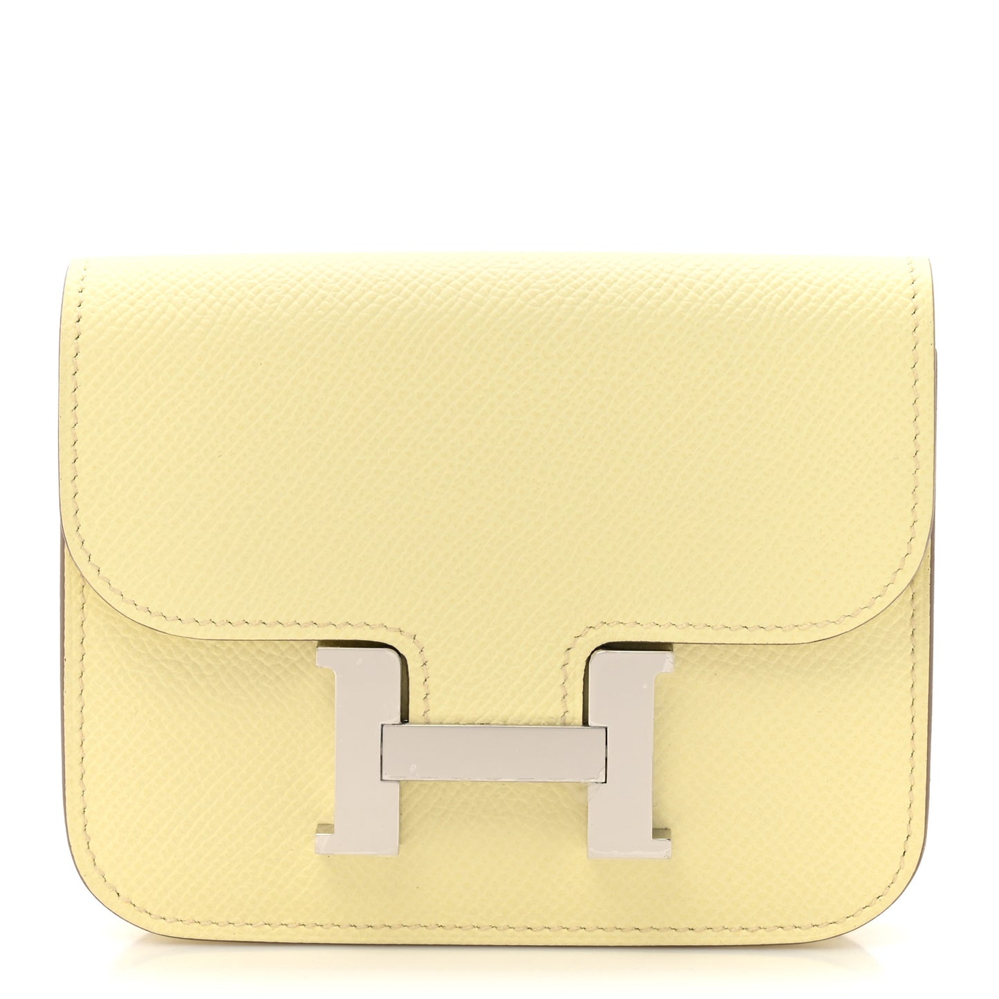 Epsom Constance Slim Wallet Jaune Milton