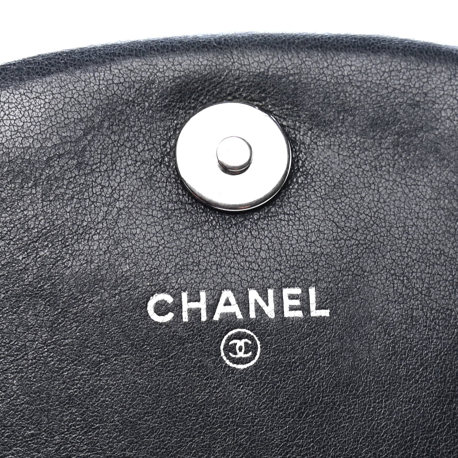 Chanel Caviar Half Moon Wallet On Chain WOC Black 6 of 10