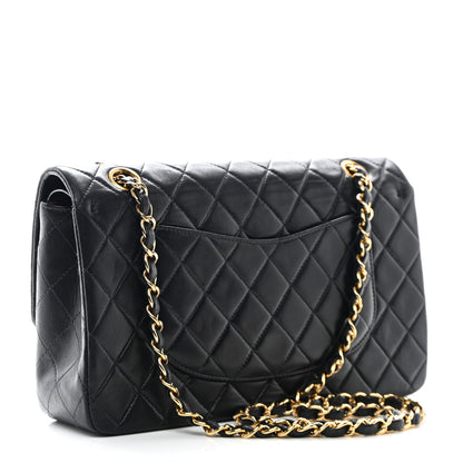 Chanel Lambskin Quilted Medium Double Flap Black 3 of 12