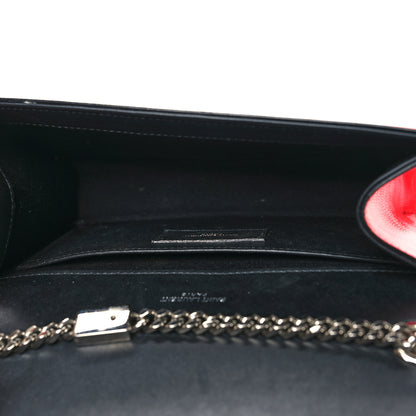 Saint Laurent Patent Grain de Poudre Small Monogram Kate Satchel Neon Pink 5 of 12