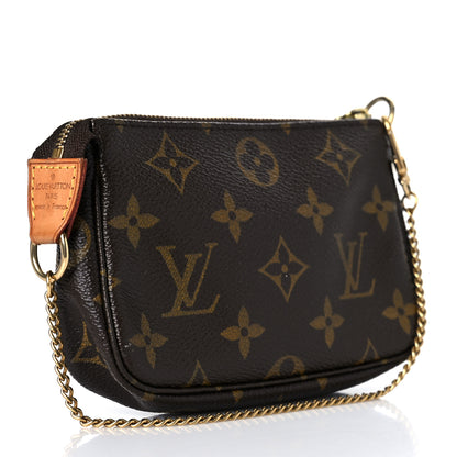 Louis Vuitton Monogram Complice Trunks and Bags Mini Pochette Accessories Beige 3 of 9