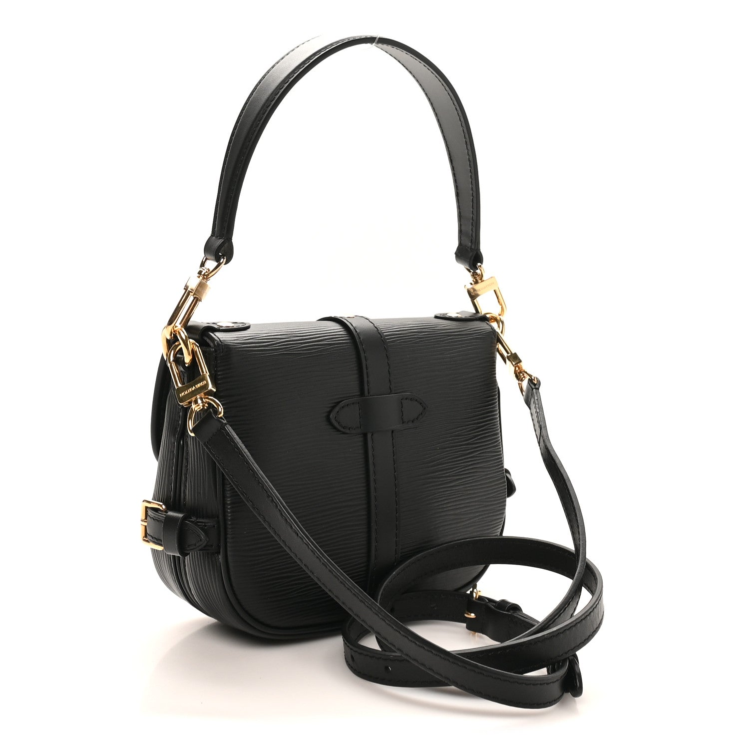 Louis Vuitton Epi Saumur BB Black 3 of 9
