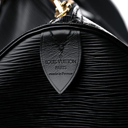 Louis Vuitton Epi Keepall 55 Black 6 of 17