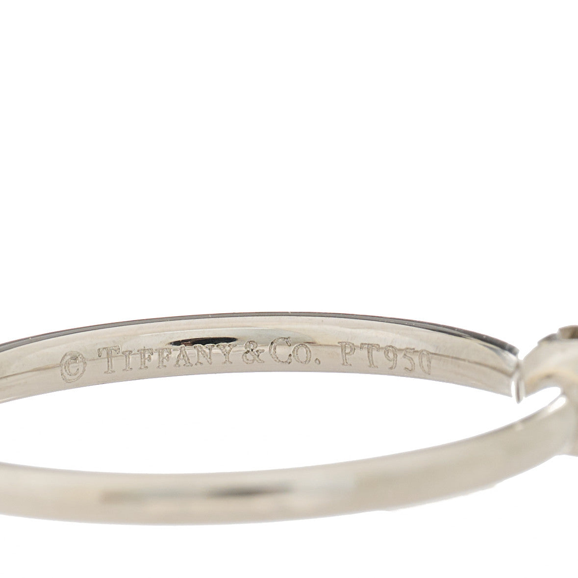 Platinum Diamond .16ct Bezet Ring 49 5