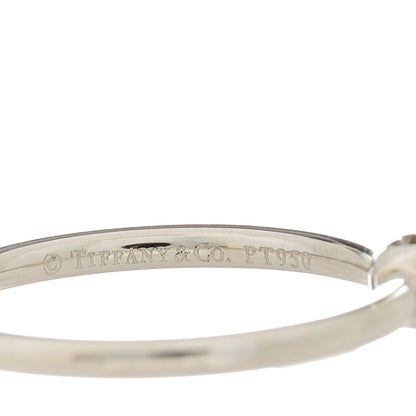 Tiffany Platinum Diamond .16ct Bezet Ring 49 5 4 of 5