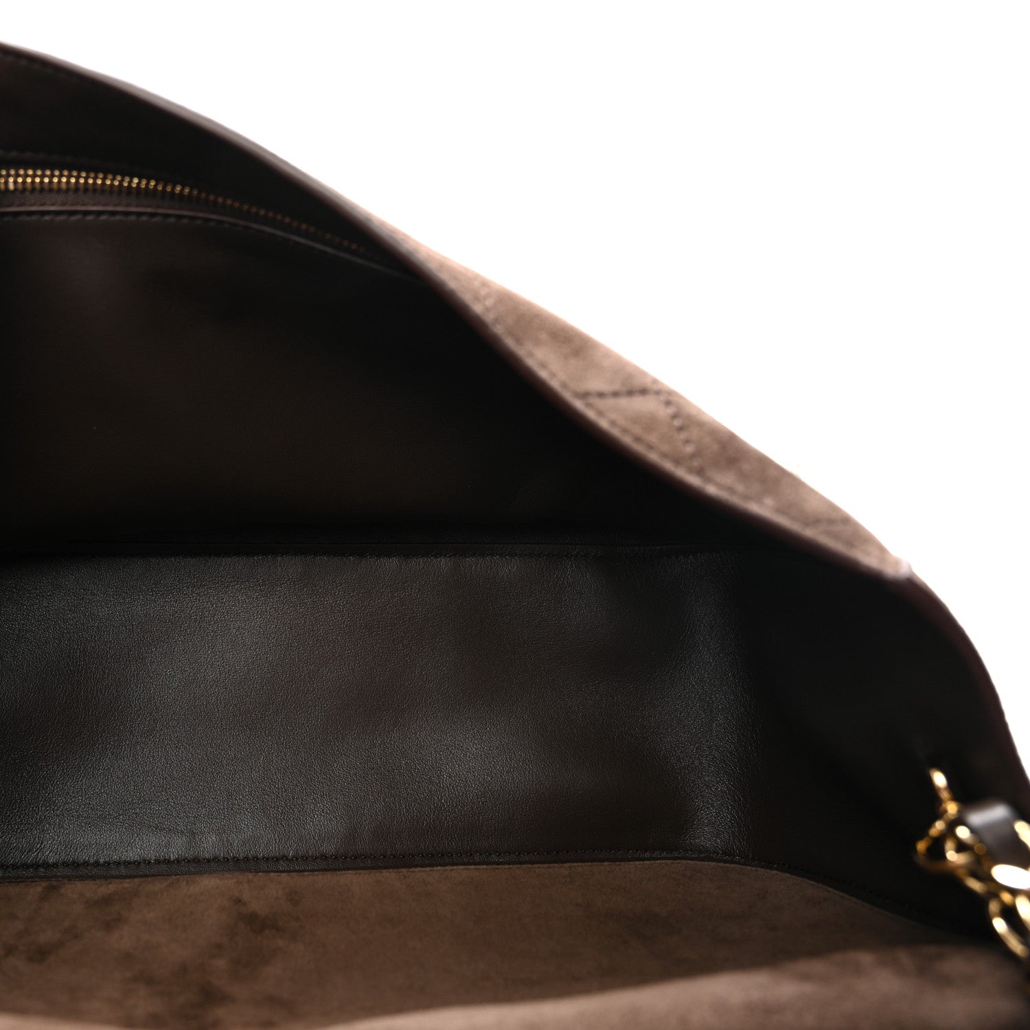 Chanel Suede Calfskin Small Souplissimo Maxi Flap Dark Brown 5 of 10