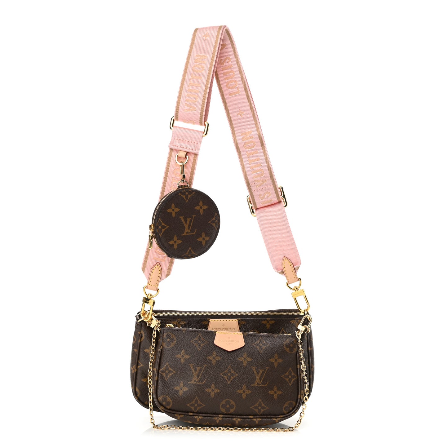 Monogram Multi Pochette Accessories Rose Clair