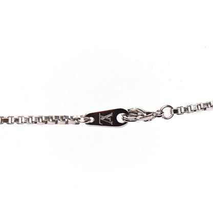 Louis Vuitton LV Whistle Chain Pendant Necklace Silver 5 of 8