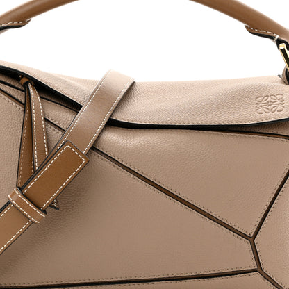 Loewe Grained Calfskin Small Puzzle Bag Sand Mink 7 of 9