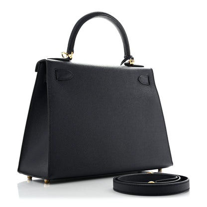 Hermes Epsom Kelly Sellier 28 Bleu Indigo 3 of 12