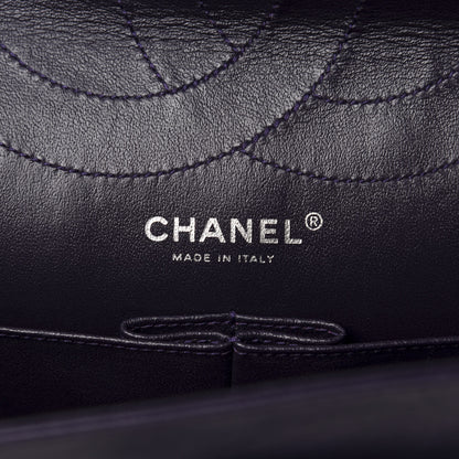 Chanel Distressed Patent Quilted 2.55 Reissue 227 Flap Purple 11 of 14