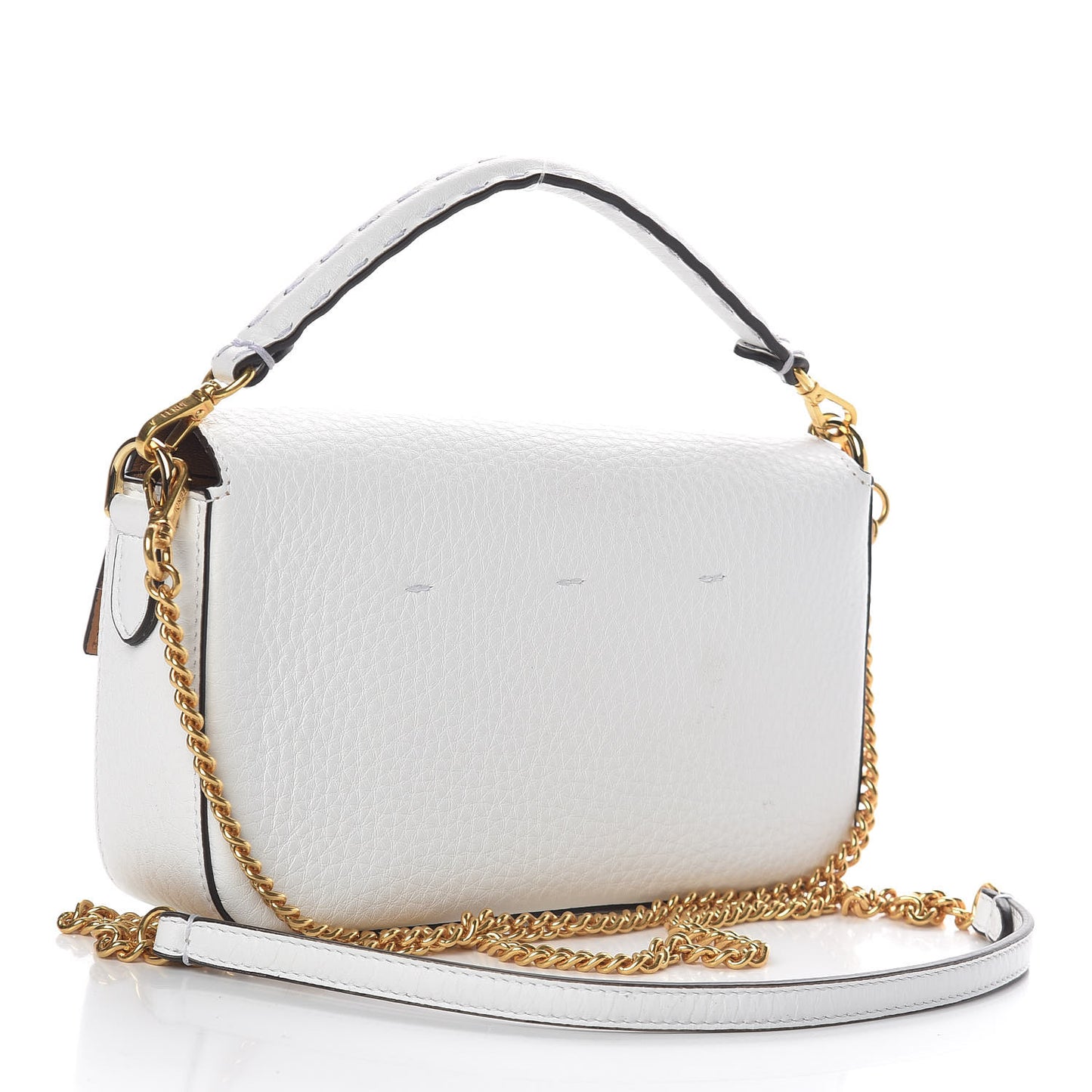 Cuoio Romano Mini Baguette White