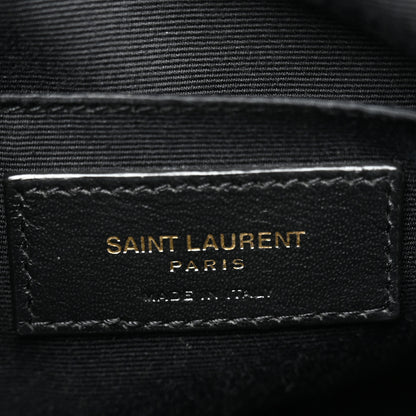 Saint Laurent Calfskin Matelasse Monogram Lou Camera Bag Smog 6 of 12