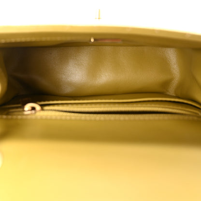 Chanel Lambskin Quilted Mini Pearl Crush Flap Green 5 of 10