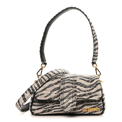 Jacquemus Zebra Jacquard Le Petit Bambimou Black White 1 of 9