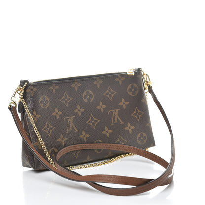 Louis Vuitton Monogram Pallas Clutch Black 3 of 13