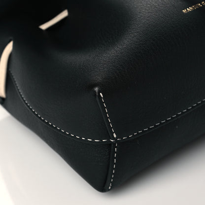 Mansur Gavriel Calfskin Mini Mini Lady Bag Black White 8 of 9