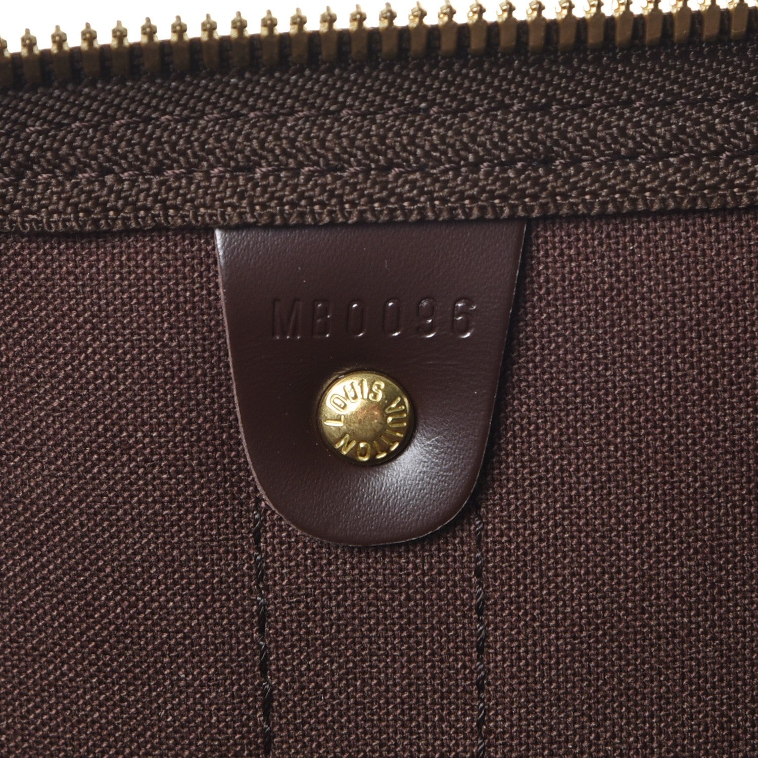 Louis Vuitton Damier Ebene Keepall 50 7 of 9