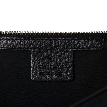 Gucci Pebbled Calfskin Web Blondie Hobo Black 6 of 12