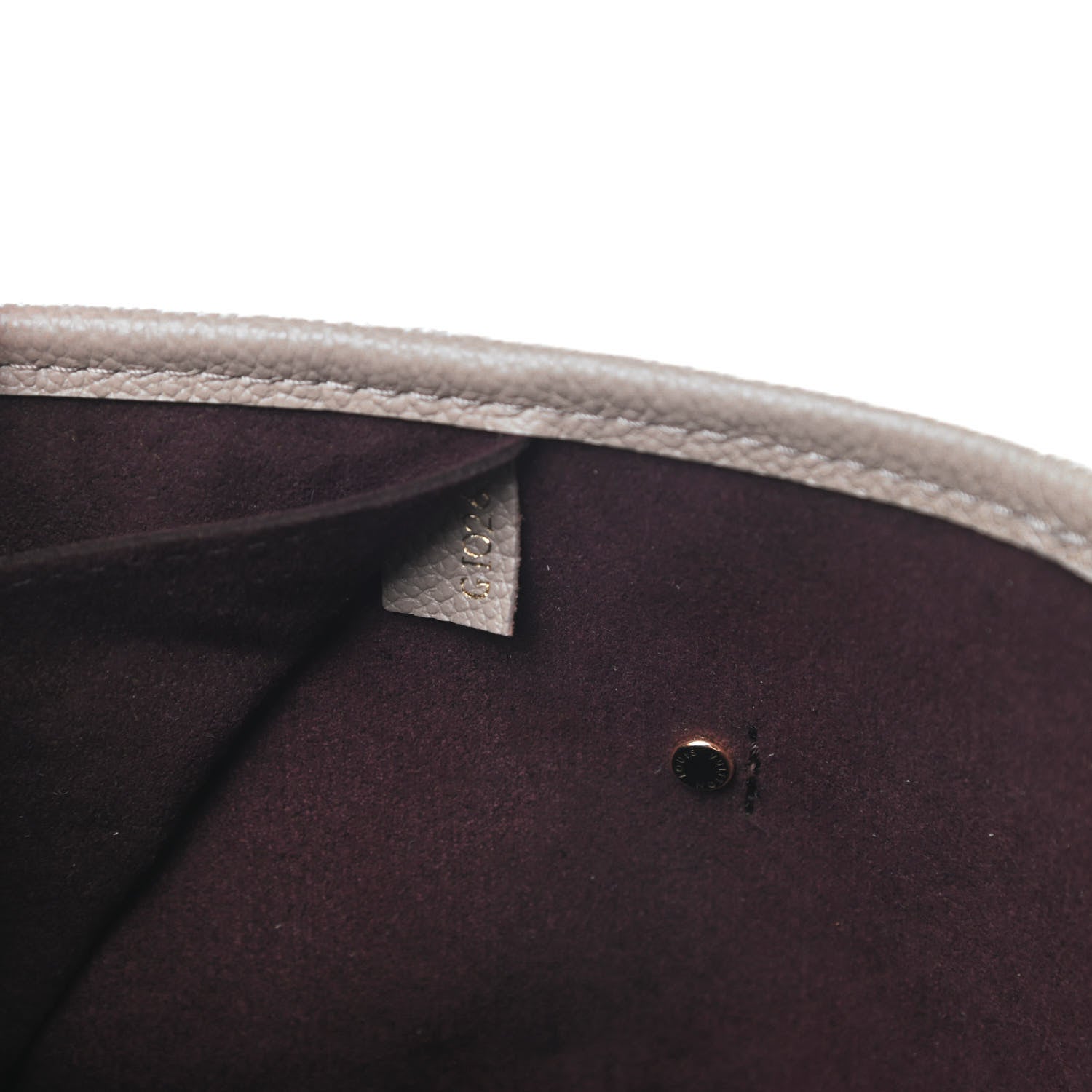 Louis Vuitton Empreinte Monogram Giant Neverfull MM Tourterelle 8 of 11