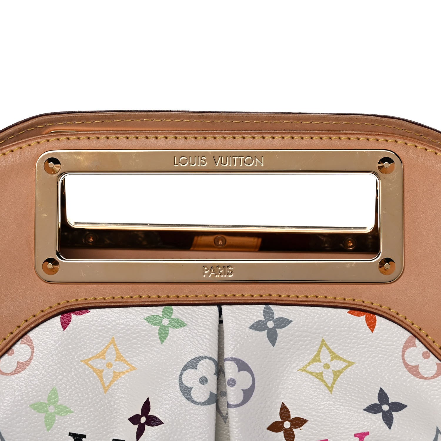 Louis Vuitton Monogram Multicolor Judy MM White 7 of 9