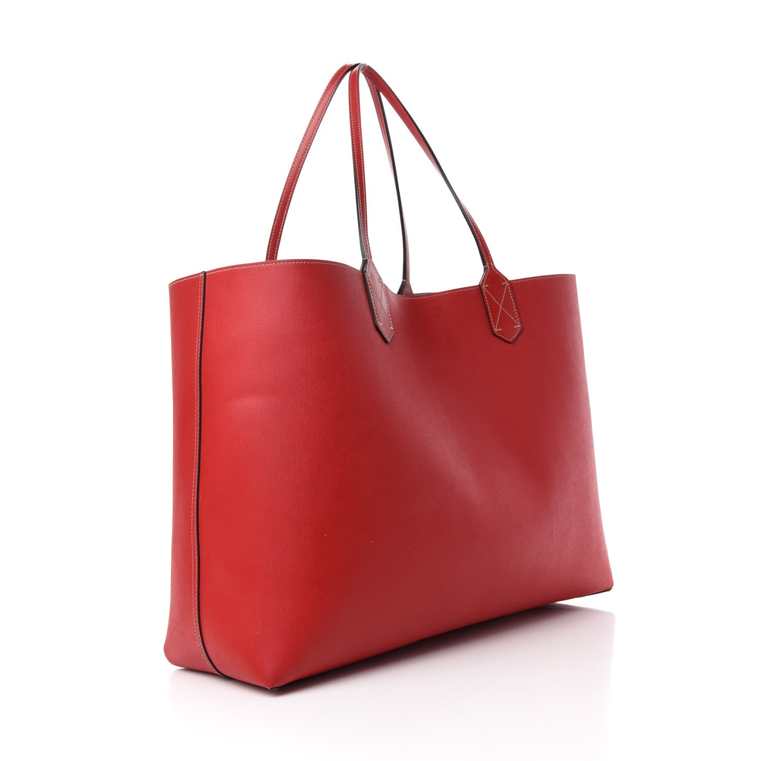 Gucci GG Supreme Monogram Large Reversible Tote Beige Red 12 of 17