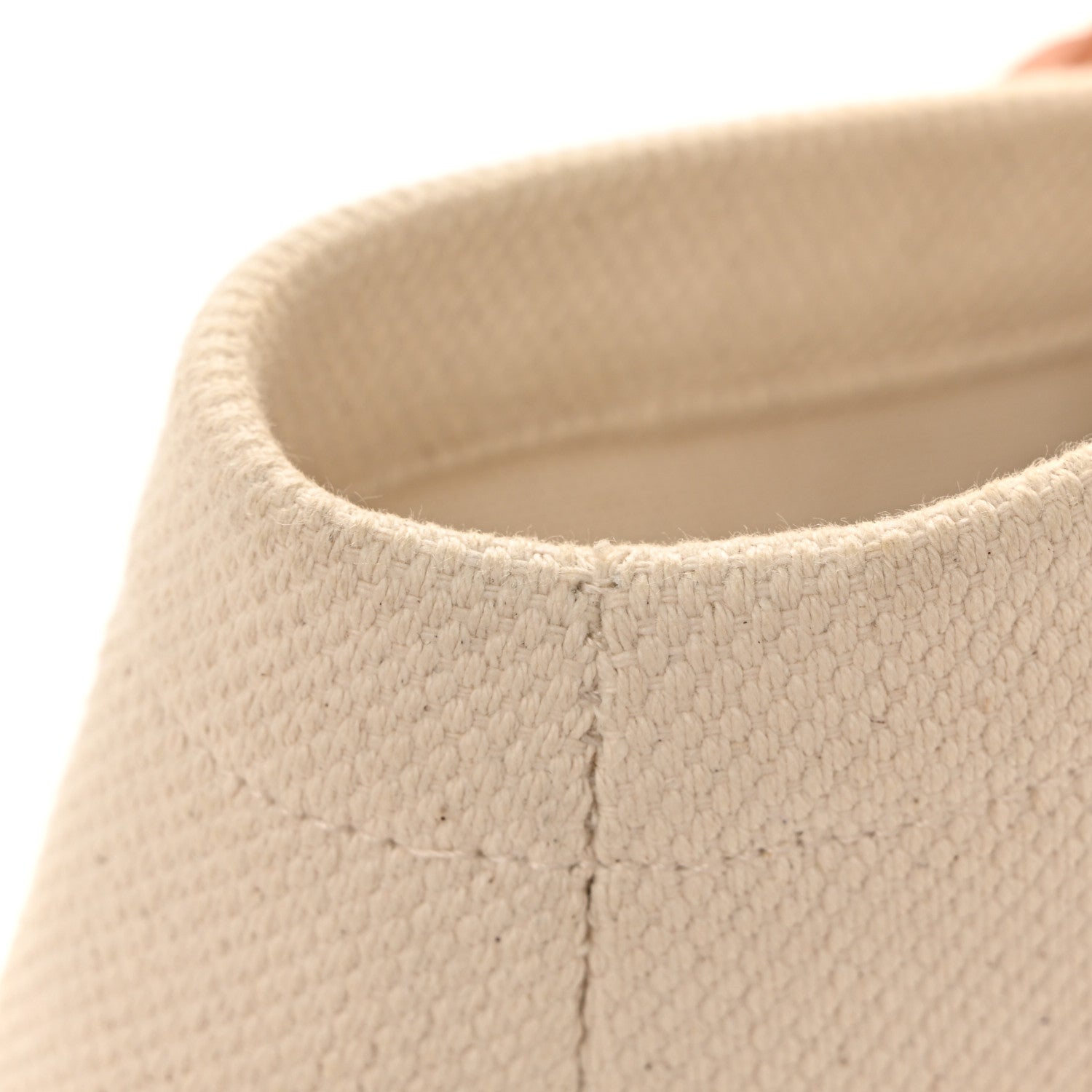 Celine Canvas Calfskin Horizontal Cabas Natural Tan 13 of 14