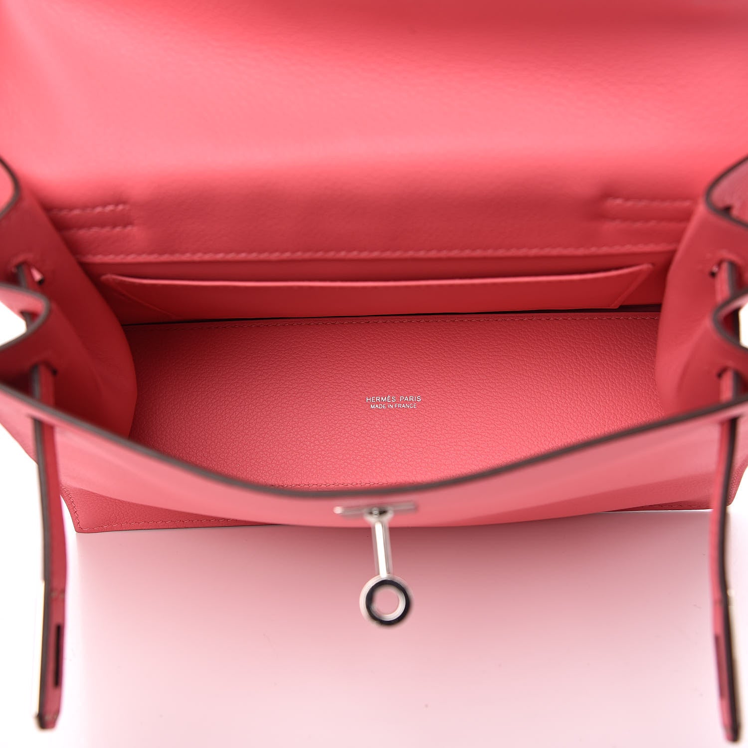 Hermes Evercolor Kelly Danse II Belt Bag Rose Azalee 5 of 10