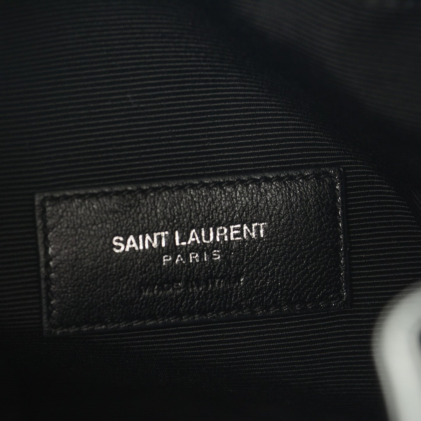 Calfskin Small Rider Bucket Bag Black